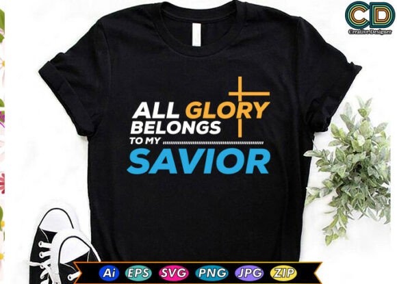 ALL GLORY BELONGS to MY SAVIOR Embroidery Design Review