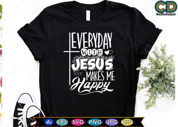 Everyday with Jesus Makes Me Happy Embroidery Design Review