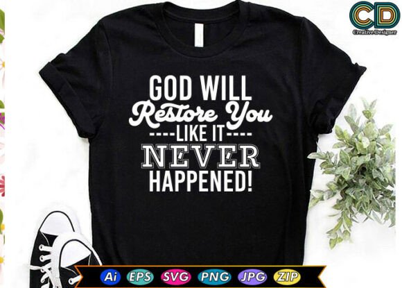 God Will Restore You Embroidery Design Review