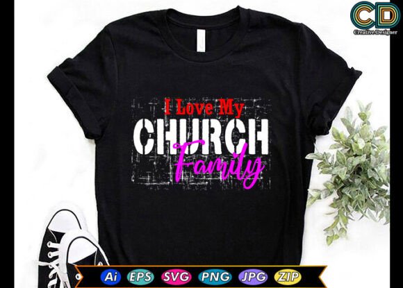 I Love My Church Family Embroidery Design Review