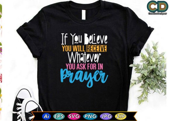 If You Believe, You Will Receive Embroidery Design Review